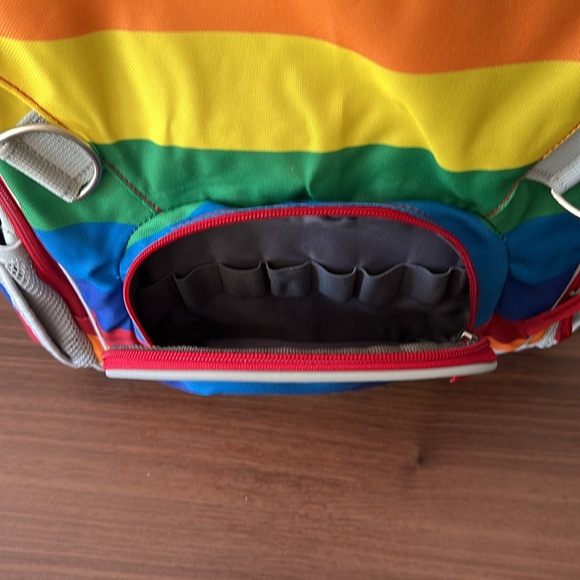 Pottery Barns Kids Rainbow Large Fairfax Backpack 🌈🎒NEW - Picture 10 of 10